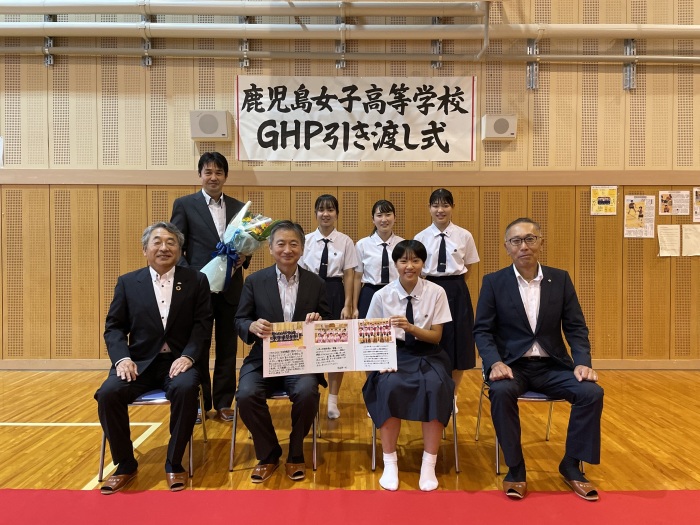 GHP寄贈式典、高校に電源自立型設置/日本ガス