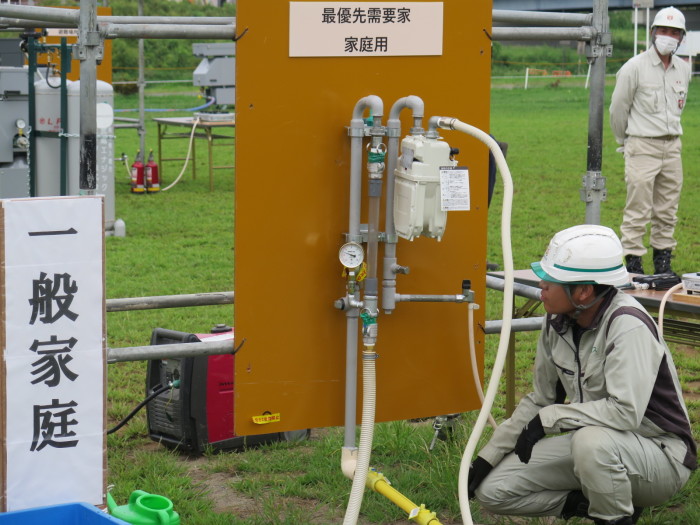 合同復旧訓練を開催　豪雨想定で連携作業確認/埼玉県ガス協会