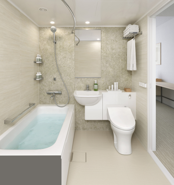ホテル向け浴室を刷新　快適性、設置性など向上/TOTO